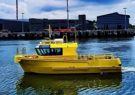 Strategic Marine Delivers 12m Waterjet Propelled Workboat for Tullow Ghana Limited