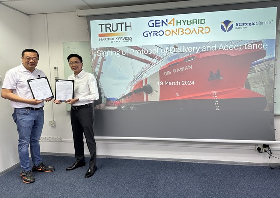 Truth Maritime Services Reinforces Market Leadership with the first Gyro Stabiliser equipped Hybrid Fast Crew Boat in Thailand from Strategic Marine