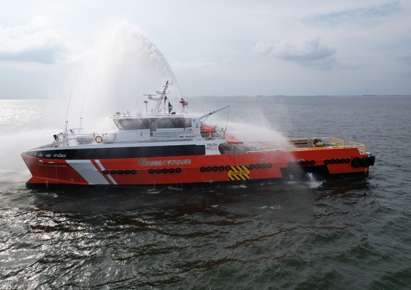 Strategic Marine Delivers 4th Unit of Gen 4 Fast Crew Boat, TMS Tah Muang, to Truth Maritime Services, Advancing Offshore Support Capabilities